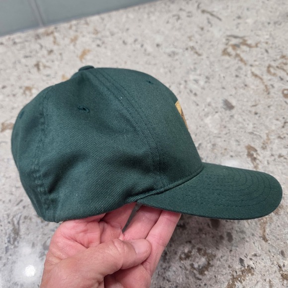 UPS Hat Flexfit L/XL Green Brown Embroidered Logo Baseball Cap - Picture 7 of 9